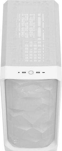 Actual product image Fractal Case Meshify 3 White RGB TG Clear Tint (ATX, Mini-ITX, mATX, E-ATX)