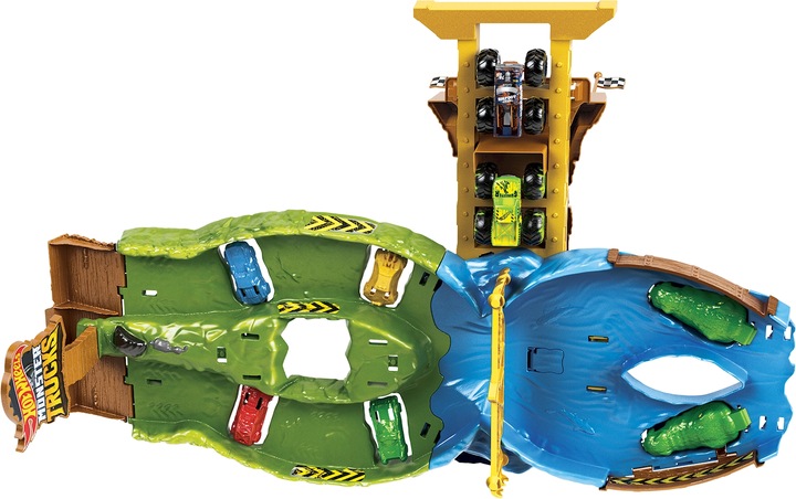 Produktbild Hot Wheels Monster Trucks Wettkampf Rennstrecke