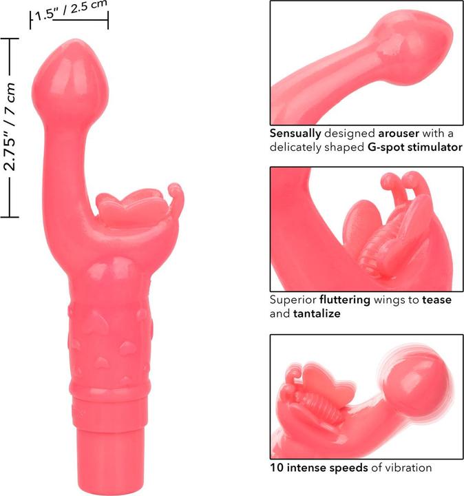 Produktbild CalExotics Rechargeable Butterfly Kiss® - Pink