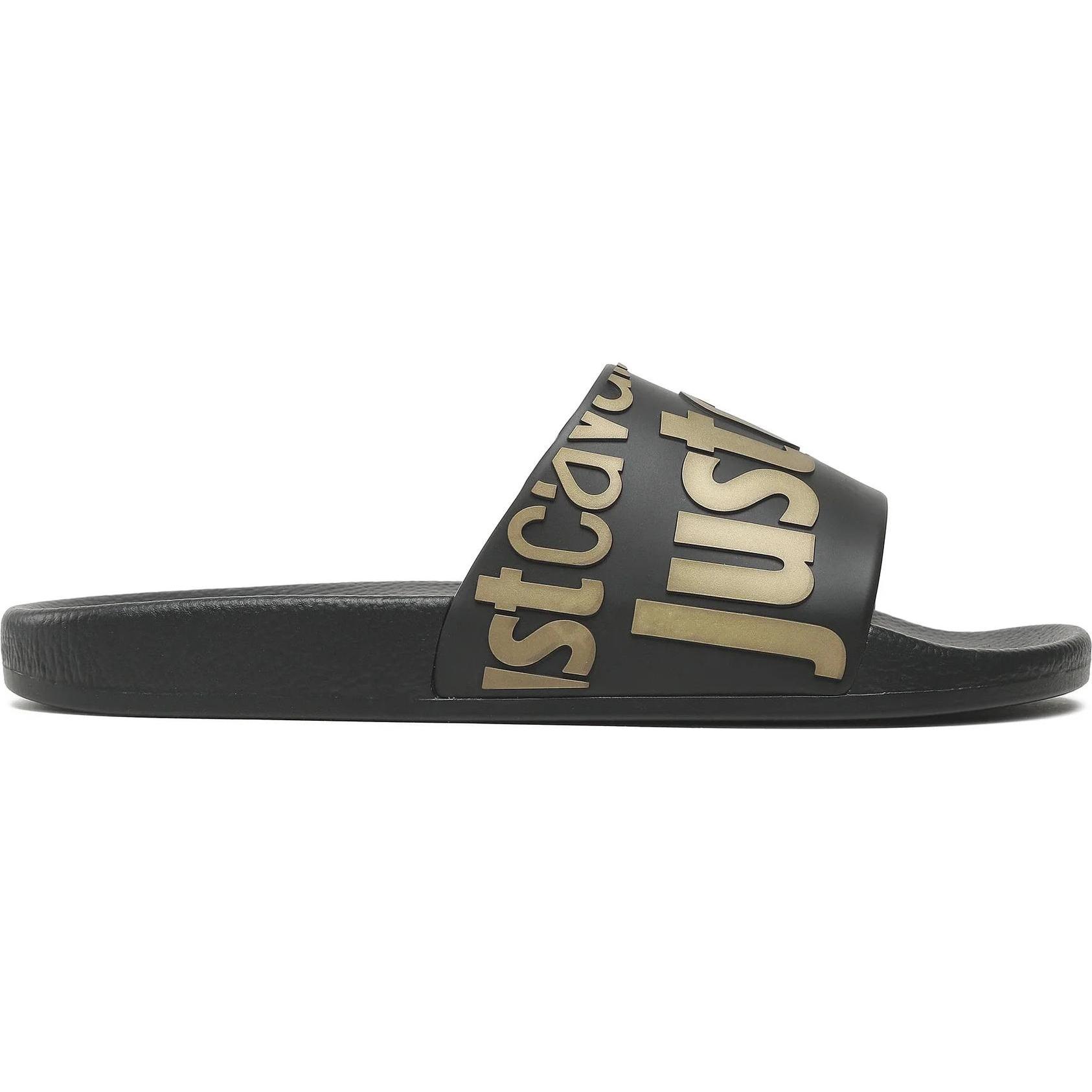 Thumbnail - Just Cavalli, Damen, Hausschuhe, slides für en fondo pool dis. 2, Schwarz, (36)
