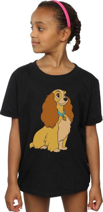 Immagine prodotto Disney Lady And The Tramp Lady Spaghetti Heart Maglietta Ragazze (152, 158)
