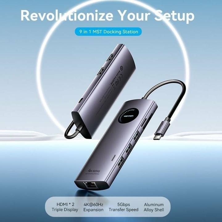 Actual product image Vention Hub USB TQVHB (USB-C, 9 ports)