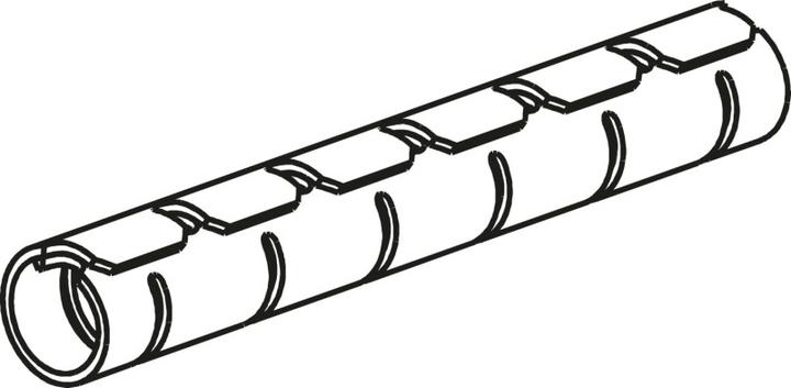 Immagine prodotto HellermannTyton HWPAV025-PA6V0-BK (25) Guaina per cavi nera 25 m (Tubo cavi, 2500 cm)