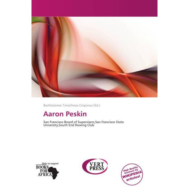 Aaron Peskin, Ratgeber