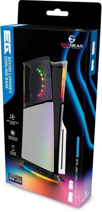 Produktbild Egogear - SCH30 - Base de refroidissement RGB LED pour PS5/PS5 SLIM (PS5)