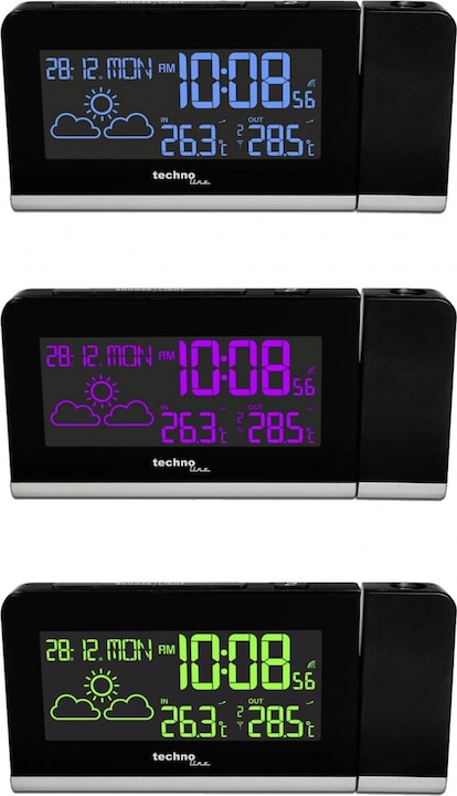 Actual product image Technoline Projection alarm clock