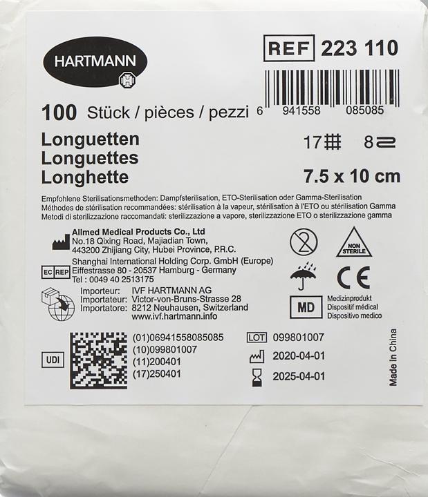 Produktbild IVF Hartmann Longuetten Typ 17 7.5x10cm 8 fach