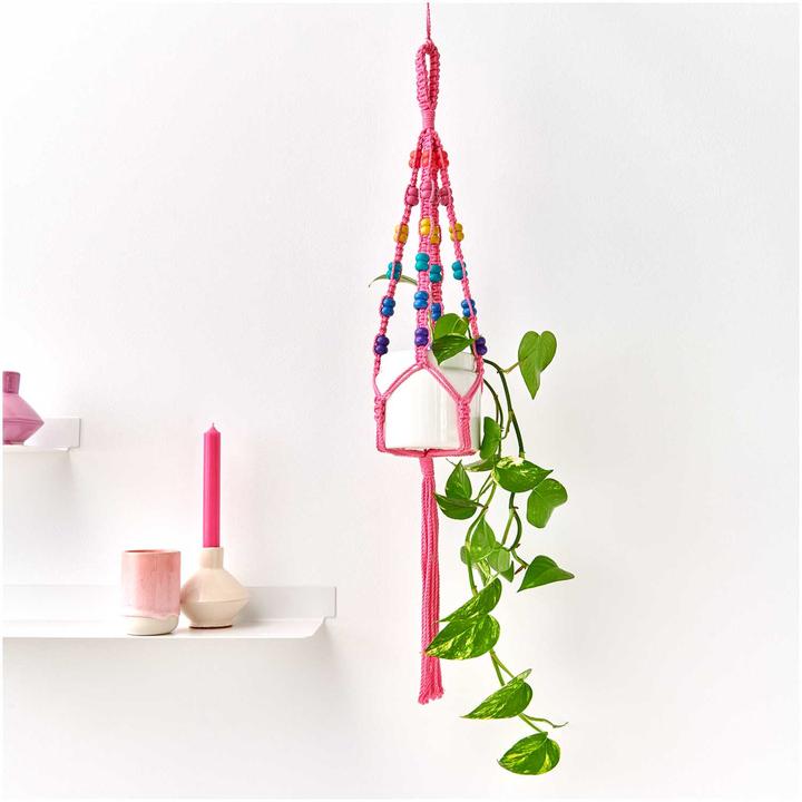 Actual product image Rico Design Wooden beads macramé rainbow colors, 24 pieces