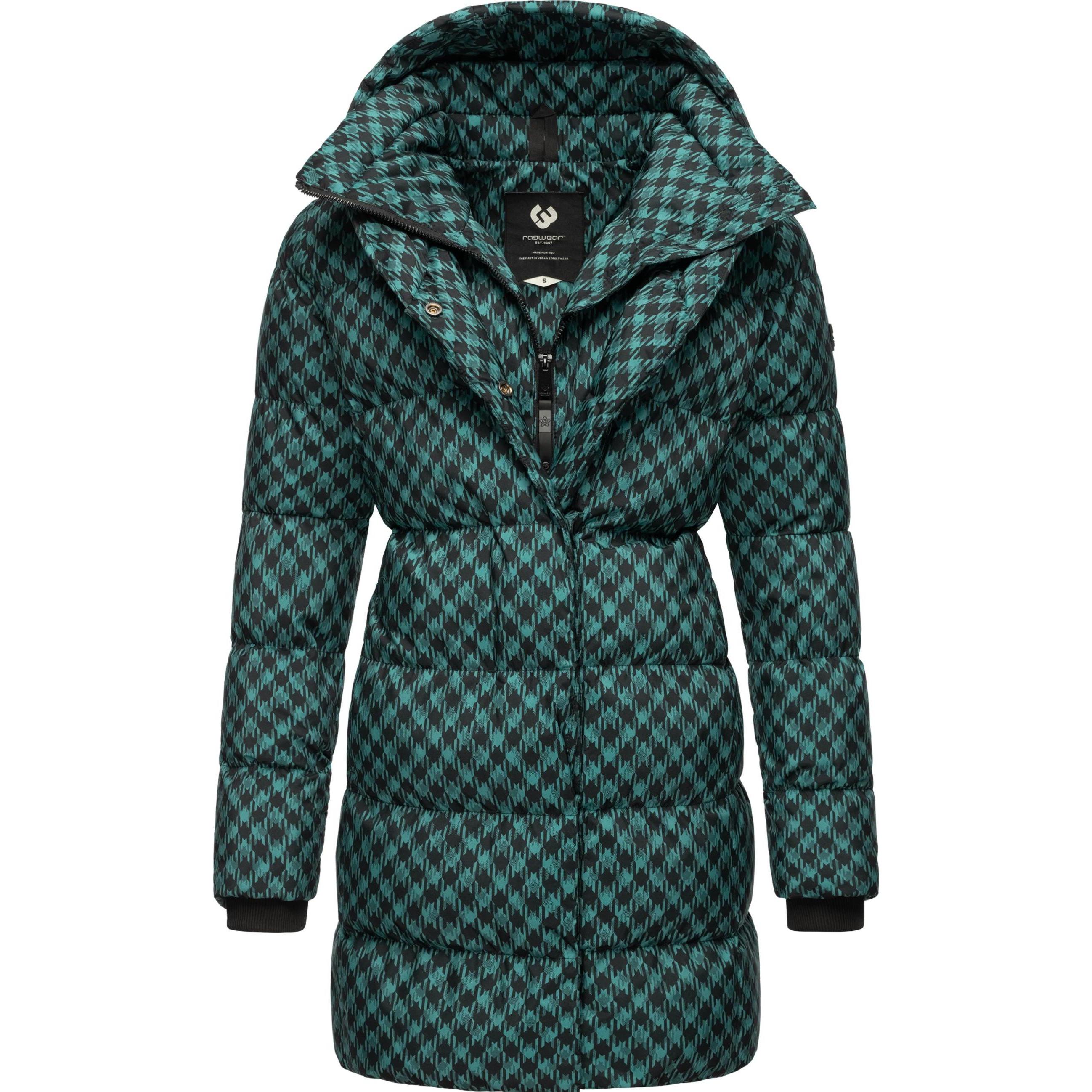 Ragwear, Damen, Jacke, Niara Print (L), Grün, L