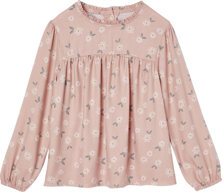 Produktbild Vertbaudet Mädchen Bluse mit Blumenmuster (92)