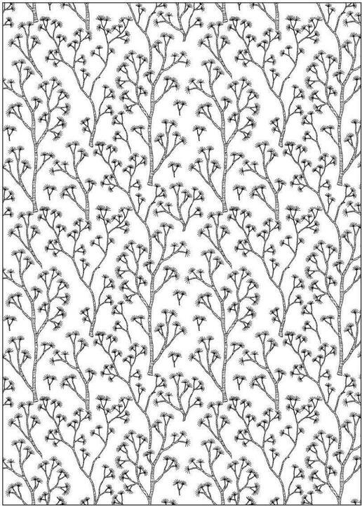 Produktbild Born in Sweden Geschirrhandtuch Pine aus Baumwolle im skandinavischen Design (70 x 50 cm)