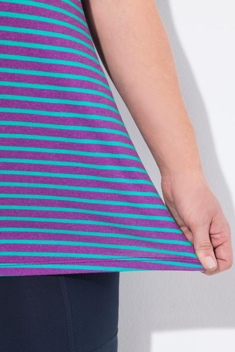 Immagine prodotto Ulla Popken Maglia classica e funzionale con righe, scollo a V e mezze maniche (58)