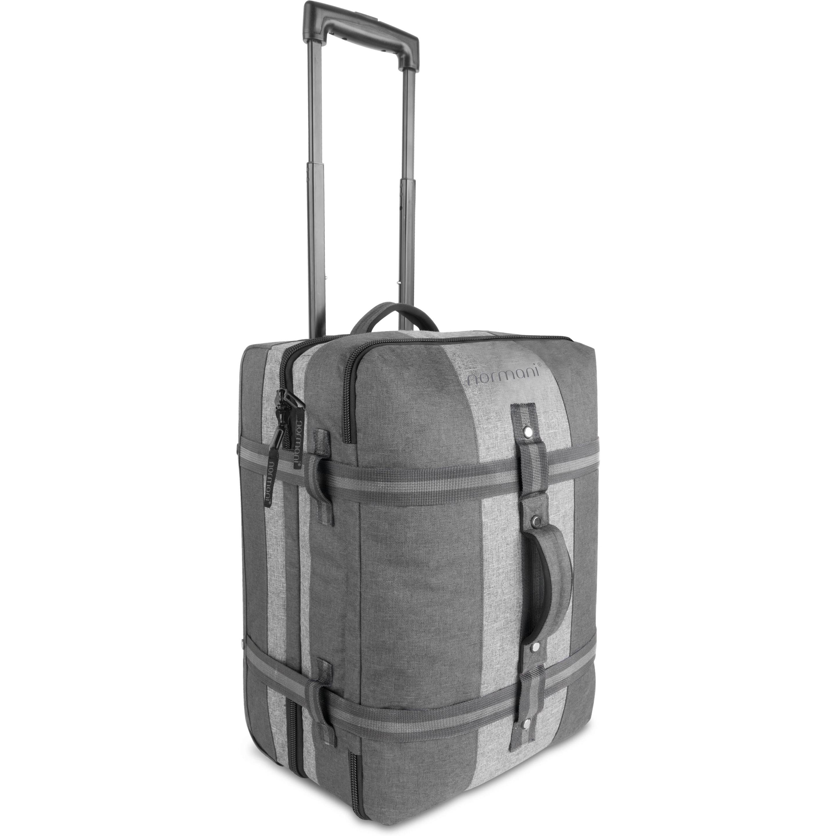 Normani, Koffer, Reisetasche Aurori 45, Grau, (45 l, Handgepäck (bis 50l))