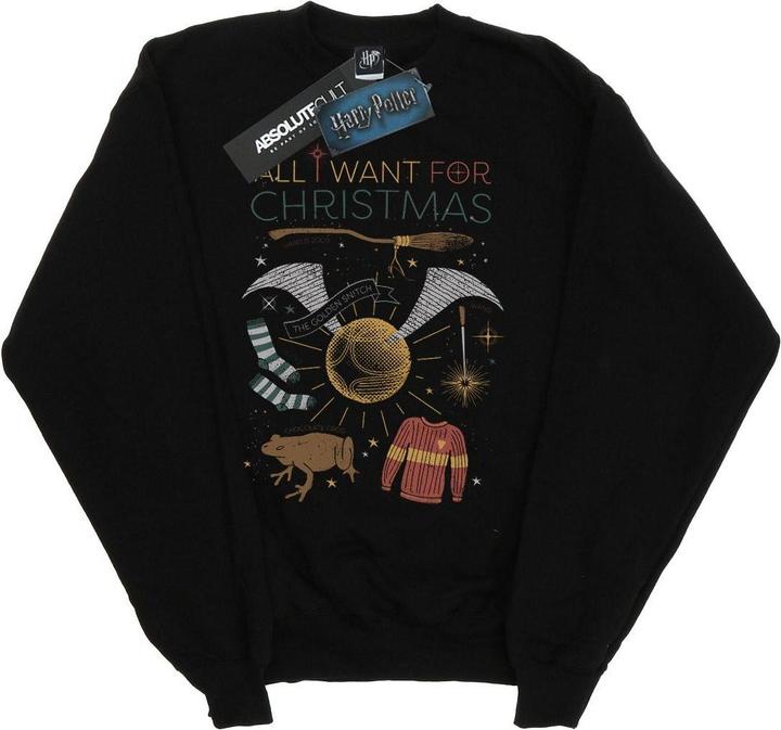 Produktbild All I Want For Christmas Sweatshirt Mädchen (116)