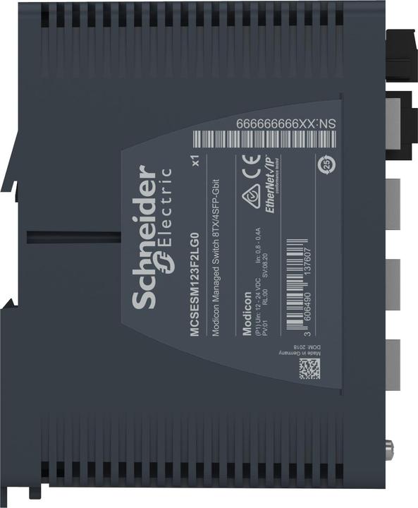 Actual product image Schneider Electric MCSESM123F2LG0 (12 ports)