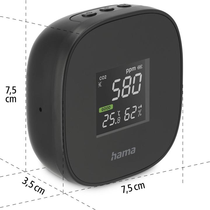 Produktbild Hama Luftqualitätsmessgerät Safe
