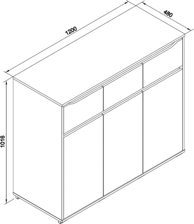 Immagine prodotto Vicco Ruben (120 x 48 x 69 cm)