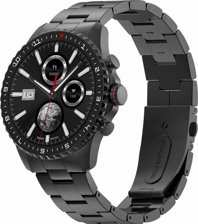 Produktbild Gravity Herren-Smartwatch GT16-2 Schwarz / Schwarzes Armband