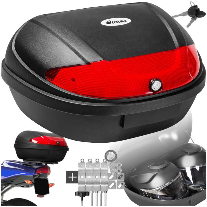 Image du produit tectake Topcase avec réflecteur (48 l)