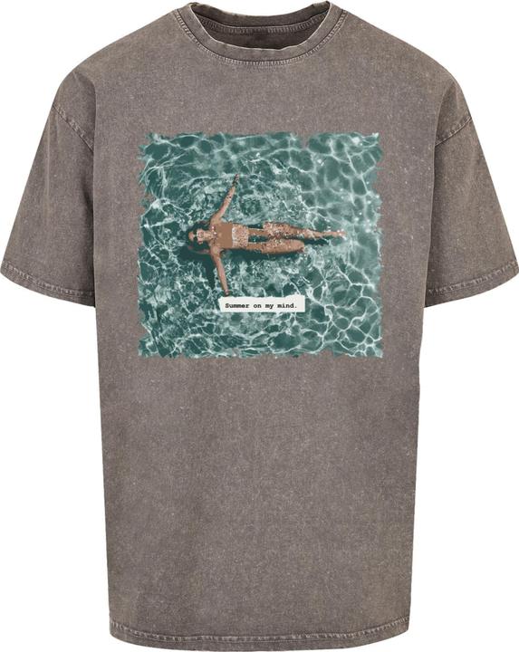 Produktbild Merchcode Summer - On My Mind Acid Washed Oversize Tee - 112607 (S)