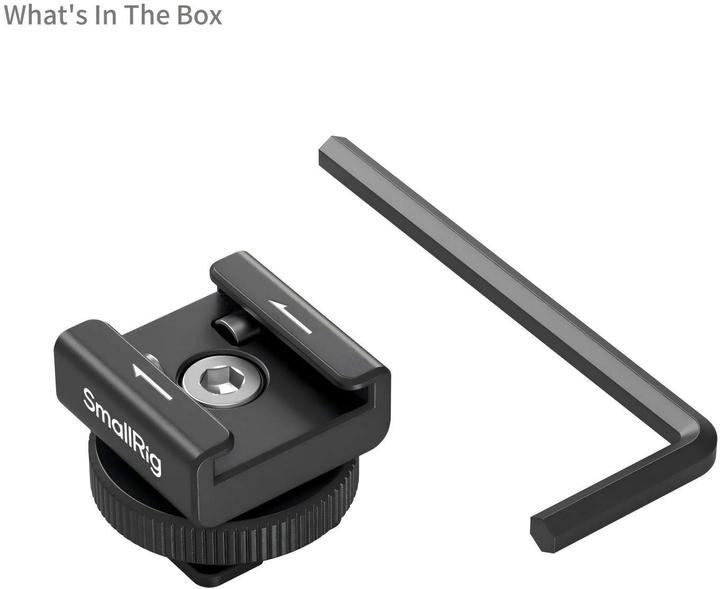 Actual product image SmallRig 4822 Wireless Microphone Support with Cold Shoe Mount (Various video accessories)