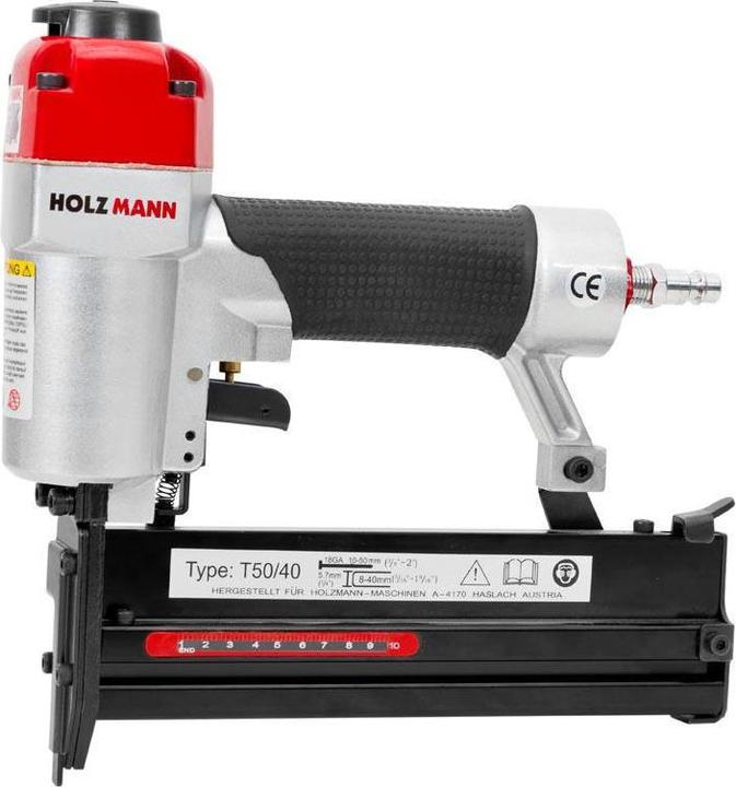 Produktbild Holzmann Druckluft-Tacker T5040 (Nagelpistole, Tacker)