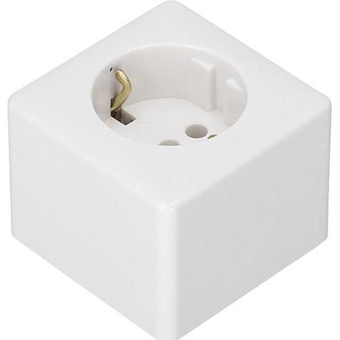 Martin-Kaiser, Steckdose, AP Steckdose 1-fach kalkweiss 703/kws