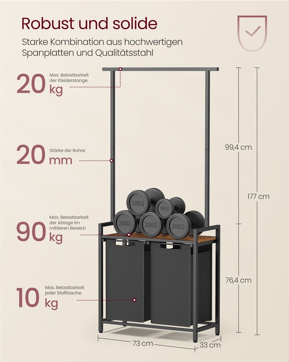 Produktbild Vasagle Laundry (92 l)