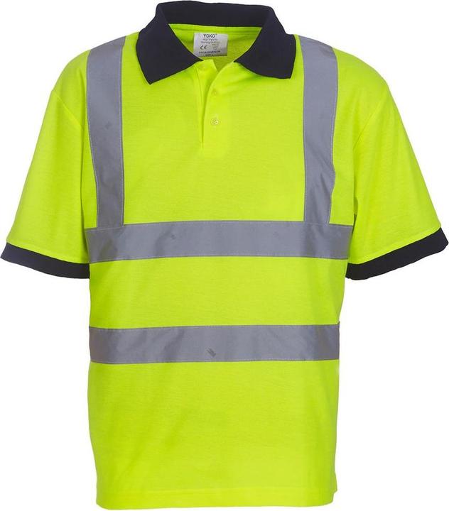 Produktbild Yoko HiVis Polo Shirt (3XL, 4XL, 5XL, 6XL, L, M, S, XL, XXL)