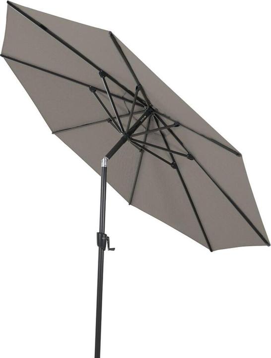 Actual product image Siena Garden Bosco centre pole parasol anthracite/taupe Ø 300 cm (3 m)