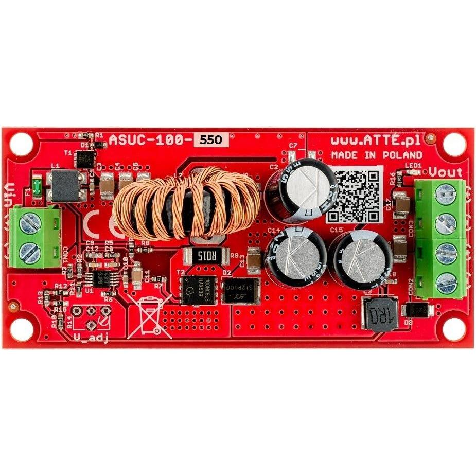 Atte, Convertitore di tensione, Convertitore step-up fino a 55V ASUC-100-550-OF