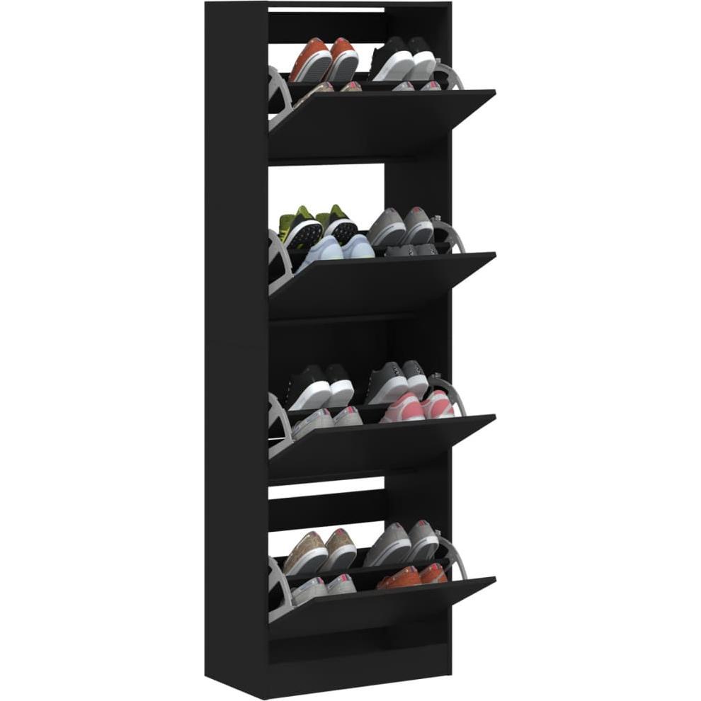 Thumbnail - VidaXL, Schuhschrank, Nalani (60 x 34 x 187.5 cm)