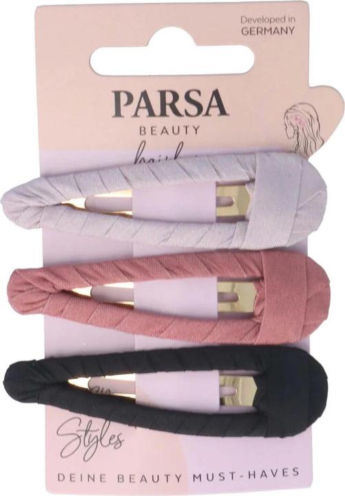 Image du produit Parsa Beauty Pinces à cheveux en satin (3 pcs)