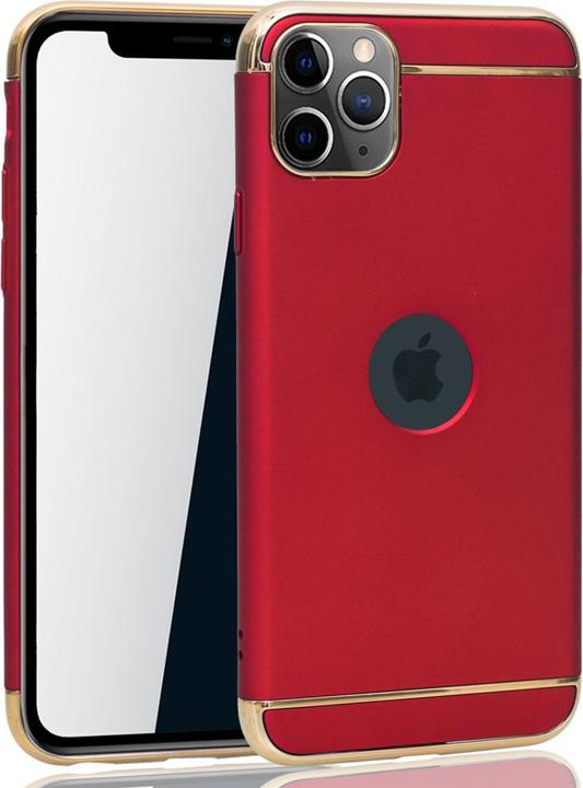 Produktbild König Design Apple iPhone 11 Pro Max Hülle Case Handy Cover Schutz Tasche Schutzhülle Rot (Apple iPhone 11 Pro Max)