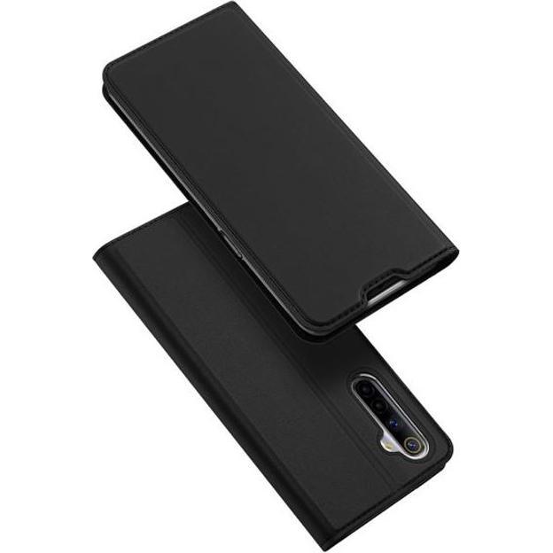 Dux Ducis Skin Pro Series Bookcover (Realme 6), Smartphone Hülle, Schwarz