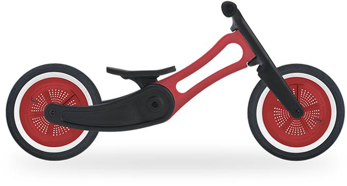 Actual product image Wishbone Bike recycling Edition 2 in 1 Red