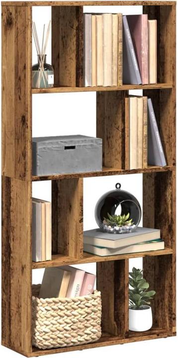 Produktbild VidaXL Bücherregal Raumteiler Standregal Aktenregal Büroregal Altholz-Optik (60 x 20 x 120 cm)