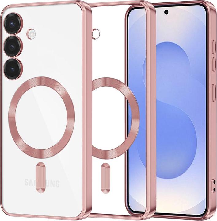 Image du produit Techsuit - Luxury Crystal MagSafe - Samsung Galaxy S25 - Pink (Samsung Galaxy S25)