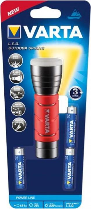 Varta Sports de plein air F10 (12.20 cm, 235 lm)
