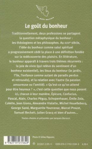 Immagine prodotto Le goût du bonheur (Francese, Collettività, 2011)