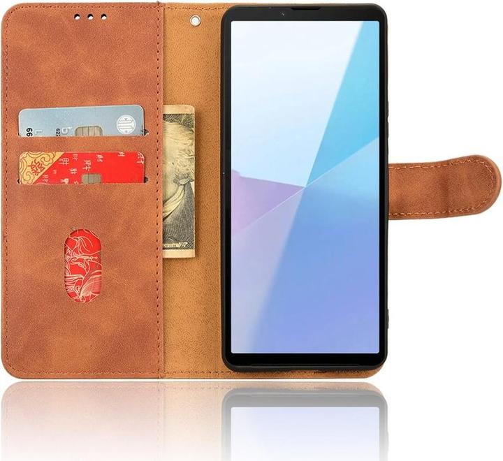 Produktbild Cover-Discount Sony Xperia 10 VI – Wildleder Look Etui im Vintage Design (Sony Xperia 10 VI)