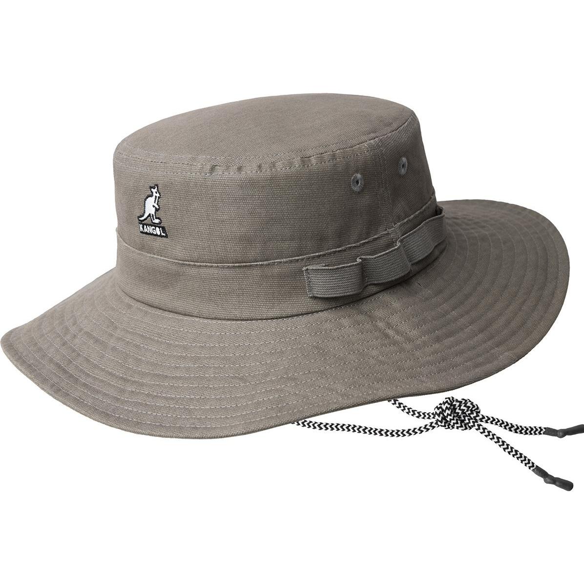 Kangol, Hut, Utility Cords Jungle Hat, Grau