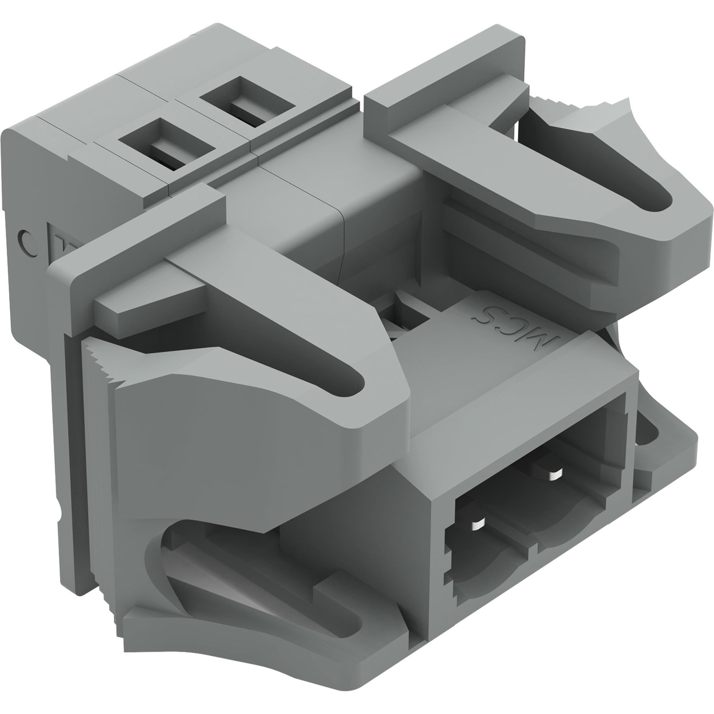 Wago 231-605/114-000, Cavo + Spina elettrica, Grigio