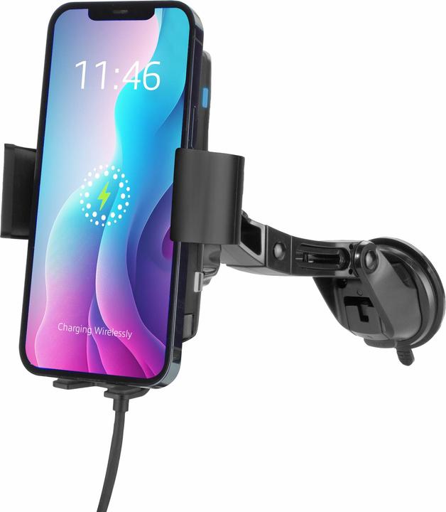 Actual product image ACT Automatic smartphone car mount with wireless charging