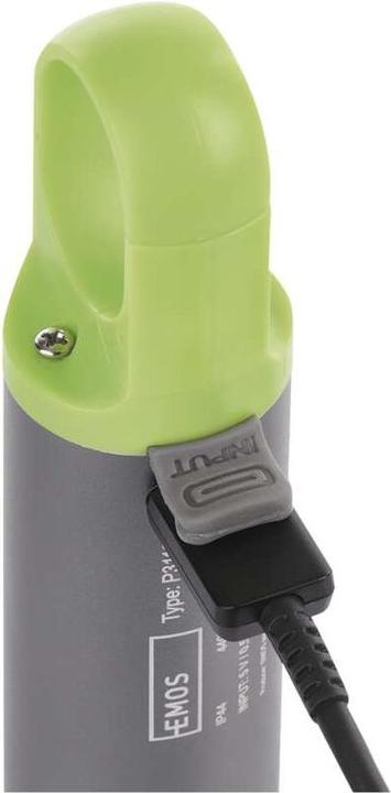 Actual product image Emos LED Aufladbare Metall-Taschenlampe, 600 lm, 1 200 mAh (16 cm, 600 lm)