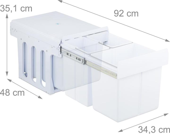 Produktbild Relaxdays Einbaumülleimer (31 l)