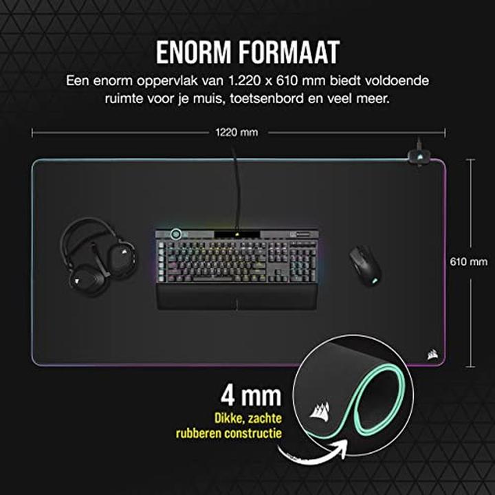 Actual product image Corsair MM700 RGB Extended (XXL)