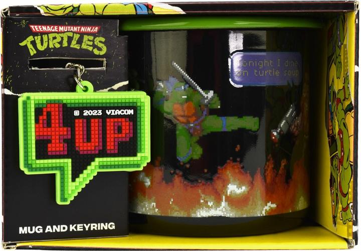 Immagine prodotto Blue Sky TMNT: Tazza e portachiavi smaltati (500 ml, 1 x)