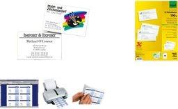 Actual product image Sigel 3C business cards (250 g/m², 100 x, A4)