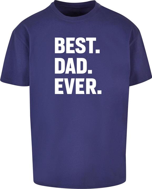 Produktbild Merchcode Fathers Day - Best Dad Ever Heavy Oversize Tee - 112961 (XXL)
